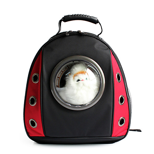 

Dog Cat Pets Carrier Bag & Travel Backpack Astronaut Capsule Carrier Portable Breathable Foldable Patchwork Oxford Cloth Baby Pet Small Dog Outdoor Hiking Red Green Blue