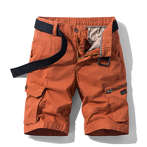

Men's Hiking Shorts Hiking Cargo Shorts Solid Color Summer Outdoor 10 Breathable Quick Dry Sweat-wicking Multi-Pocket Cotton Shorts Bottoms Jacinth Gray Army Green Grey Khaki Camping / Hiking