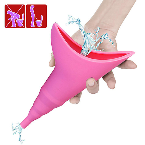 

Portable Female Urinal Funnel Ladies Woman Standing Up Urinal Essential For Outdoor Camping Trips Emergency Supplies For Women