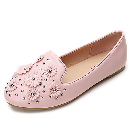 

Girls' Comfort PVC Loafers & Slip-Ons Little Kids(4-7ys) White / Black / Pink Summer