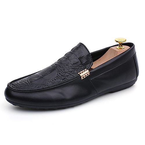 

Men's Spring / Summer Casual / British Daily Loafers & Slip-Ons Microfiber Non-slipping White / Black / Red