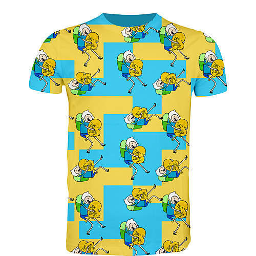 

Inspired by Adventure Time Cosplay Costume T-shirt Polyster Print Printing T-shirt For Men's