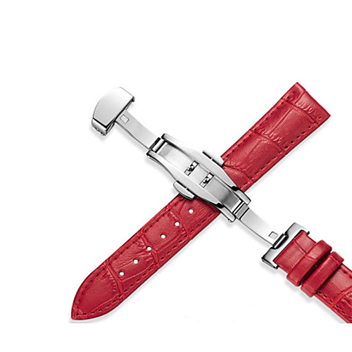 

Genuine Leather / Leather Watch Band Black / White / Red 20cm / 7.9 Inches 1.2cm / 0.47 Inches / 1.4cm / 0.55 Inches / 1.6cm / 0.6 Inches