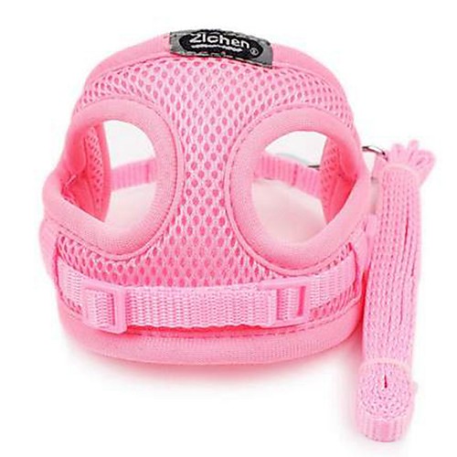 

Dog Harness Mesh Harness Textile Black Red Blue Pink Orange
