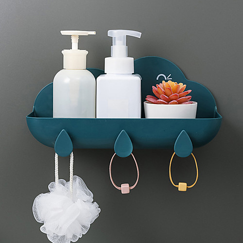 

Bathroom Shelf Self-adhesive / Lovely Plastics 1pc Wall Mounted