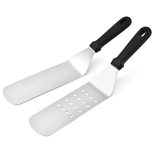 

Griddle Spatulas 2-Pack Stainless Steel Cooking Utensils