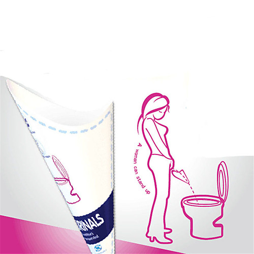 

10pcs Disposable Paper Urinal Woman Urination Device Stand Up Pee for Camping Travel Portable Female Outdoor Toilet Tool