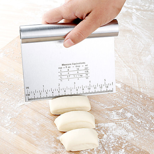 

Kitchen Dough Cutter Scraper Knife Divider Flour Pastry Cake Pizza Cutting Tools Stainless Steel