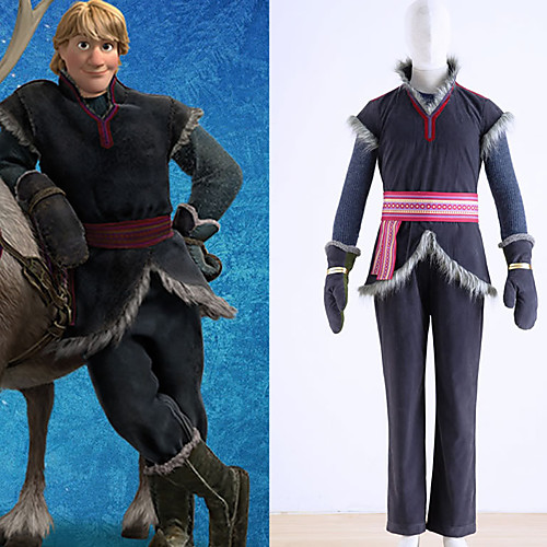 

Inspired by Cosplay kristoff Anime Cosplay Costumes Japanese Cosplay Suits Vest Top Pants For Men's Boys' / Gloves / Sash / Ribbon