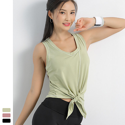 

Women's Tank Top Fashion Black Purple Green Yoga Running Fitness Top Sport Activewear Breathable Quick Dry Comfortable Stretchy