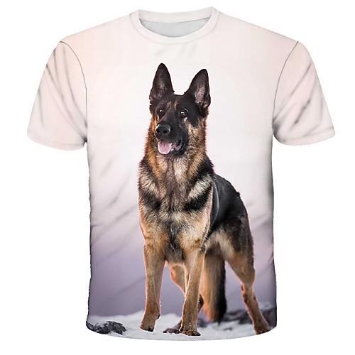 

Men's T shirt Graphic Print Short Sleeve Daily Tops Streetwear Exaggerated Rainbow