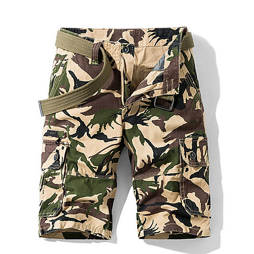 

Men's Basic Daily Loose Shorts Tactical Cargo Pants - Camouflage Summer White Army Green Khaki US32 / UK32 / EU40 / US36 / UK36 / EU44 / US38 / UK38 / EU46