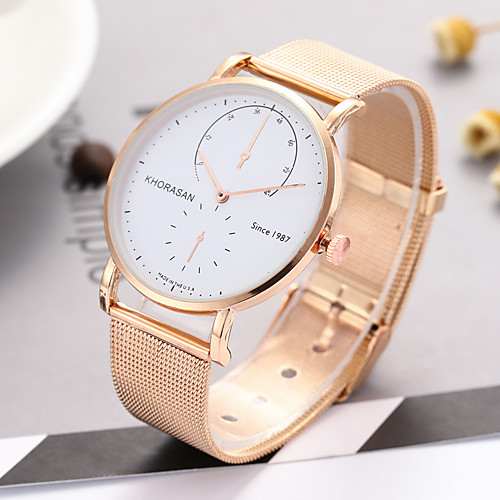 

Men's Dress Watch Quartz Stylish Titanium Alloy Silver Calendar / date / day Analog Casual - WhiteGolden Black Silver One Year Battery Life