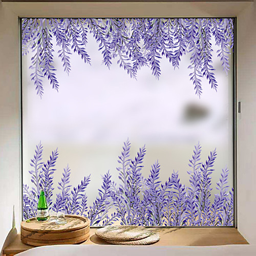 

Lavender Matte Window Stickers Shop Living Room Bedroom Balcony Window Film 6058cm