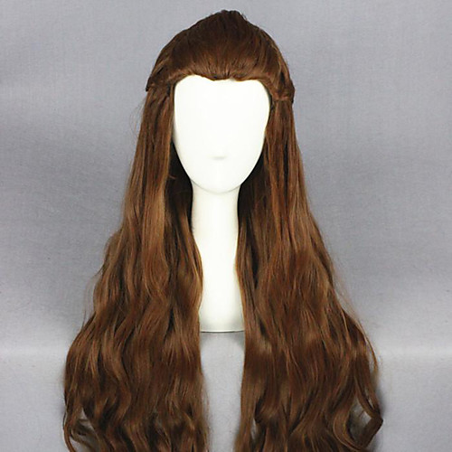 

Cosplay Wig Tauriel Hobbits Straight Cosplay Asymmetrical Wig Very Long Brown Synthetic Hair 32 inch Women's Anime Fashionable Design Cosplay Brown