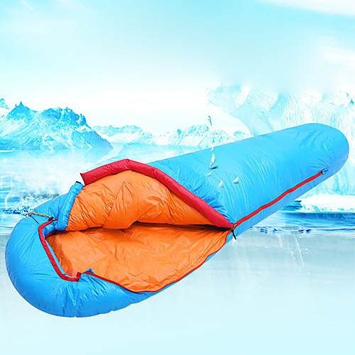 

TANXIANZHE Sleeping Bag Outdoor Camping Mummy Bag -5 °C White Duck Down Lightweight Windproof Rain Waterproof Warm Thick Winter for Camping / Hiking / Caving Traveling