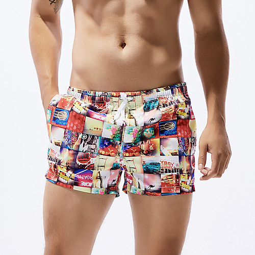

Men's Sporty Daily Holiday Shorts Pants - Pattern Patterned Floral Print Drawstring Breathable Blue Red XS / US32 / UK32 / EU40 / S / US34 / UK34 / EU42 / M / US36 / UK36 / EU44