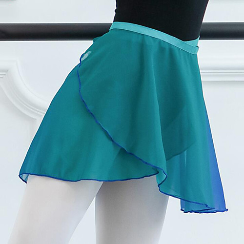 

Ballet Skirts Bandage Tiered Women's Training Performance High Chiffon