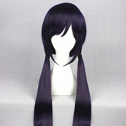 

Cosplay Wig Tojo Nozoimi Love Live Straight Cosplay With 2 Ponytails With Bangs Wig Very Long Purple Synthetic Hair 40 inch Women's Anime Cosplay Lovely Purple