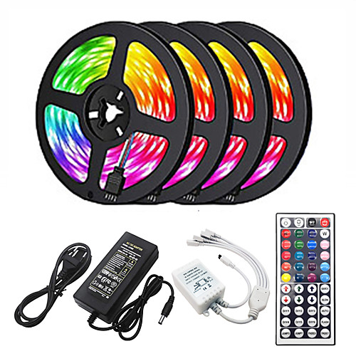 

20m Light Sets 1200 LEDs 2835 SMD RGB Cuttable / Linkable / Suitable for Vehicles 100-240 V / Self-adhesive / IP44