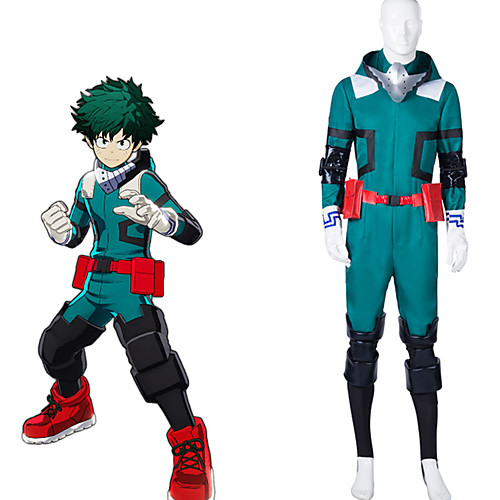 

Inspired by My Hero Academia Boko No Hero izuku midoriya Anime Cosplay Costumes Japanese Cosplay Suits Leotard / Onesie Gloves Belt For Men's Women's / Kneepad / Wrist Brace