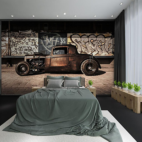 

Custom Self-adhesive Mural Master Car Suitable for Background Wall Coffee Shop Hotel Wall Decoration Art