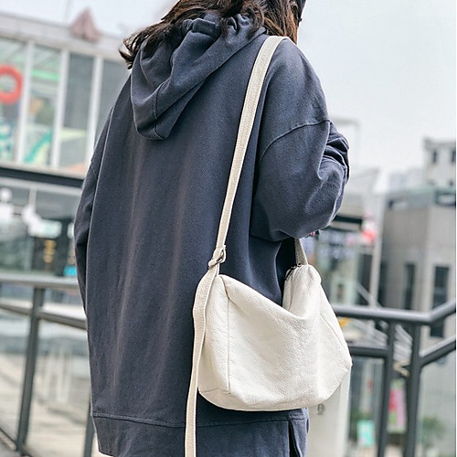

Women's Zipper PU Crossbody Bag Solid Color White / Black / Red