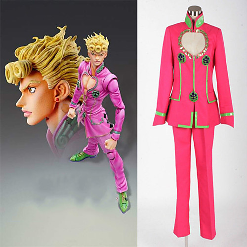 

Inspired by JoJo's Bizarre Adventure Anime Cosplay Costumes Japanese Cosplay Suits Coat Pants For Men's Women's