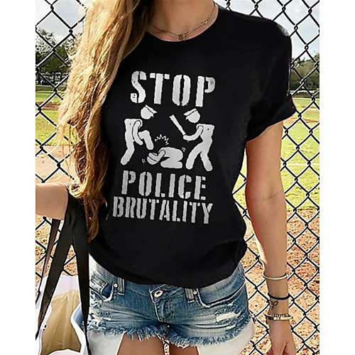 

Women's Tops Graphic 3D Print T-shirt - Print Round Neck Basic Daily Spring Summer Rainbow XS S M L XL 2XL 3XL 4XL 5XL 6XL