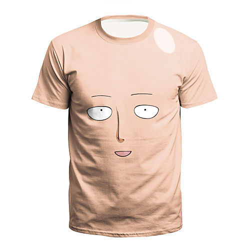

Inspired by ONE PUNCH-MAN Cosplay Costume T-shirt Polyster Print Printing T-shirt For Women's / Men's
