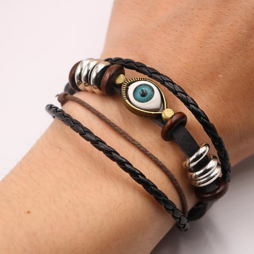 

leatherette Bracelet / Bangle with Solid 1 Piece Wedding / Daily Wear Headpiece