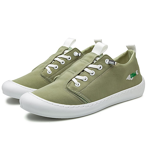 

Men's Summer / Fall Casual / Chinoiserie Daily Outdoor Sneakers Faux Leather Non-slipping Wear Proof White / Black / Khaki