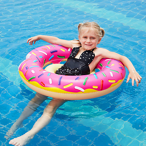 

Donut Pool Float Swim Rings Pool Float Pool Floaties Inflatable PVC Summer Vacation Beach Swimming Pool Party Boys' Girls' Kid's