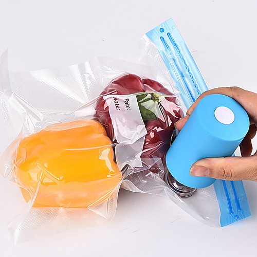 

USB Household Food Vacuum Sealer Packaging Machine Sealer Handheld Vacuum Packer Send 5Pcs Recycle Bags Vacuum Sealer Food Saver