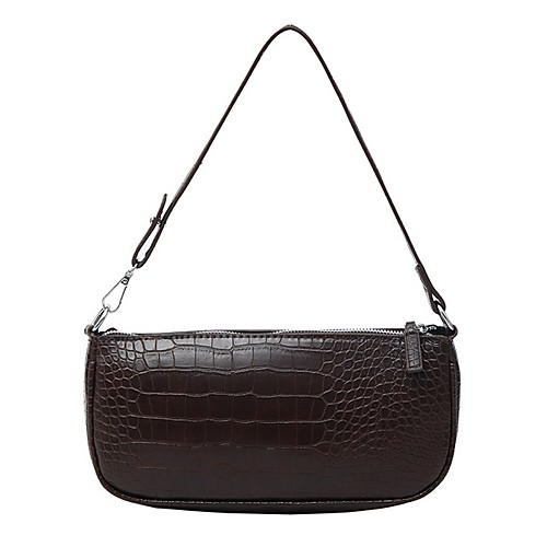 

Women's Zipper PU Crossbody Bag Solid Color Black / Beige / Coffee