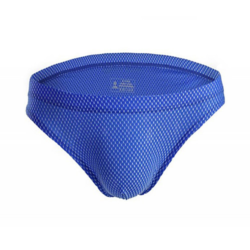 

Men's Basic Briefs Underwear - Normal Low Waist White Blue Orange S M L