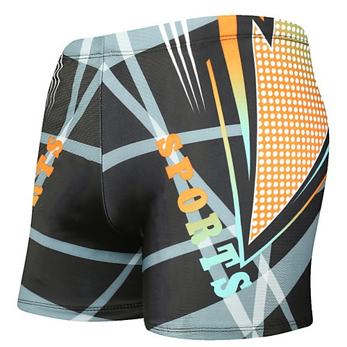 

Men's Beach board shorts Swimwear Swimsuit - 3D Print Quick Dry L XL XXL Blue Yellow Orange