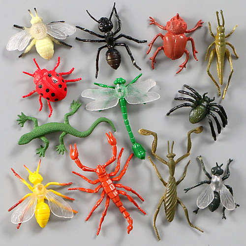 

Display Model Model Building Kit Insect Animals Simulation Plastic PVC(PolyVinyl Chloride) 12 pcs