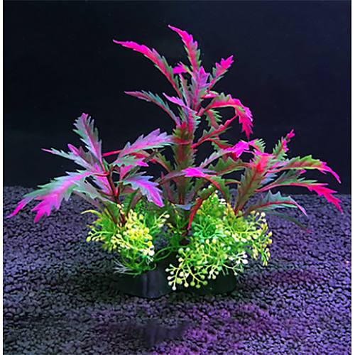 

Fish Tank Aquarium Decoration Fish Bowl Waterplant Artificial Plants Plastic 2725 cm