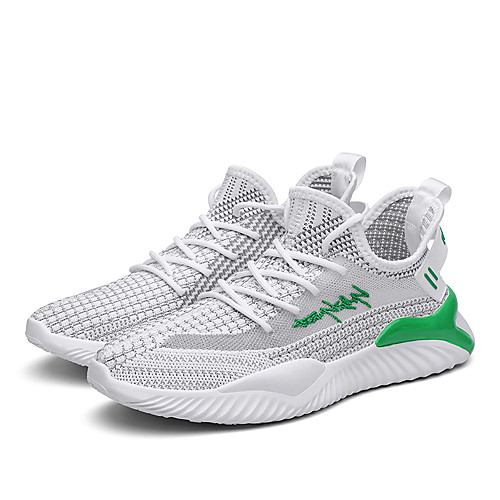 

Men's Summer Sporty / Casual Athletic Outdoor Trainers / Athletic Shoes Mesh Breathable Non-slipping White / Black / Gray