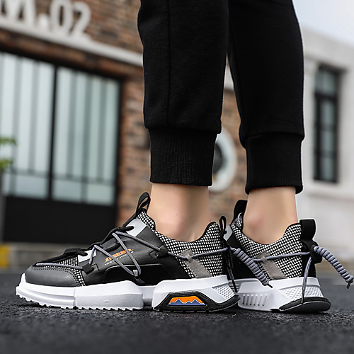 

Men's Running Shoes Sneakers Sweat-wicking Comfortable Running Jogging Autumn / Fall Winter Red / White Black Khaki