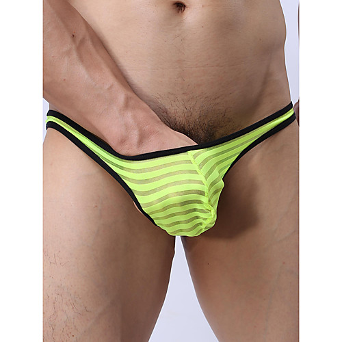 

Men's 1 Piece Basic Briefs Underwear - Normal Low Waist White Black Blue S M L
