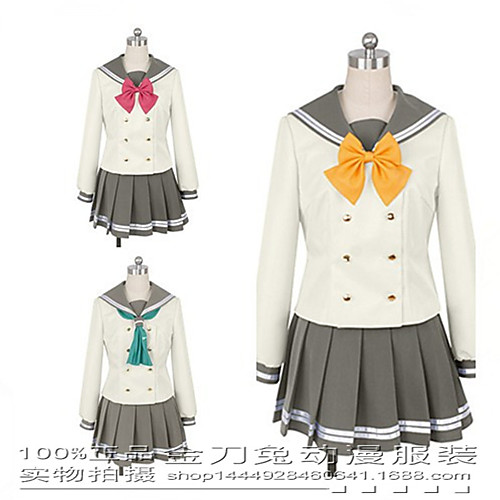 

Inspired by Love Live Anime Cosplay Costumes Japanese Cosplay Suits Top Skirt Bow Tie For Women's