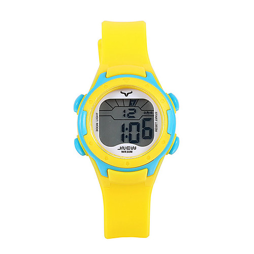 

Kids Sport Watch Automatic self-winding PU Leather Yellow Water Resistant / Waterproof Analog Cartoon Fashion - Yellow