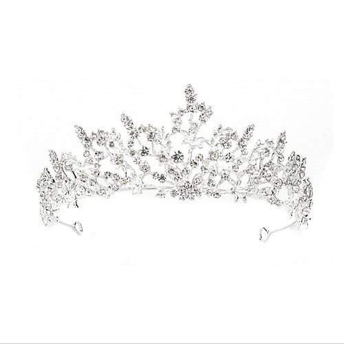 

Sweet Fashion Alloy Tiaras / Headdress with Rhinestone 1 Piece Wedding / Special Occasion Headpiece