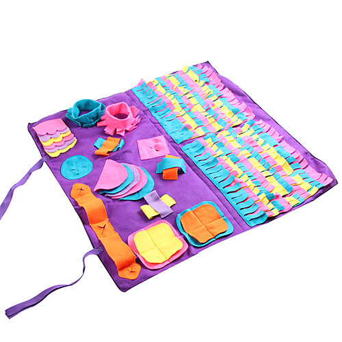 

Feeding Mat Snuffle Mat Dog Pet Toy 1pc Rectangular Foldable Washable Pet Exercise Encourage Natural Foraging Skills Polyester Gift