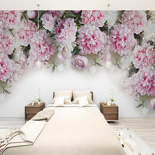 

Art Deco Custom Self-adhesive Mural Rose is Suitable for Background Wall Coffee Shop Hotel Wall Decoration Art