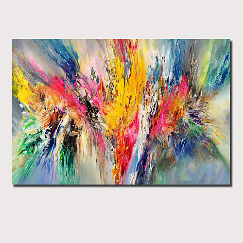 

Oil Painting Hand Painted - Abstract Landscape Comtemporary Modern Stretched Canvas