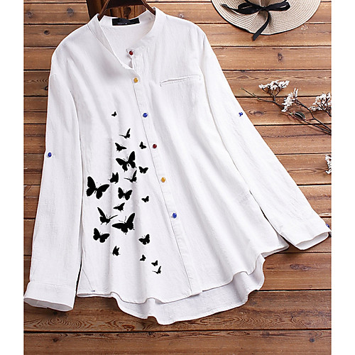 

Women's Animal Shirt Daily White / Yellow