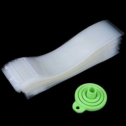 

100pcs/Pack Summer Popsicles Bags Plastic Pop Ice Mold Freezer Cream Making Forzen Sucker DIY Yogurt Drinks Lolly Maker